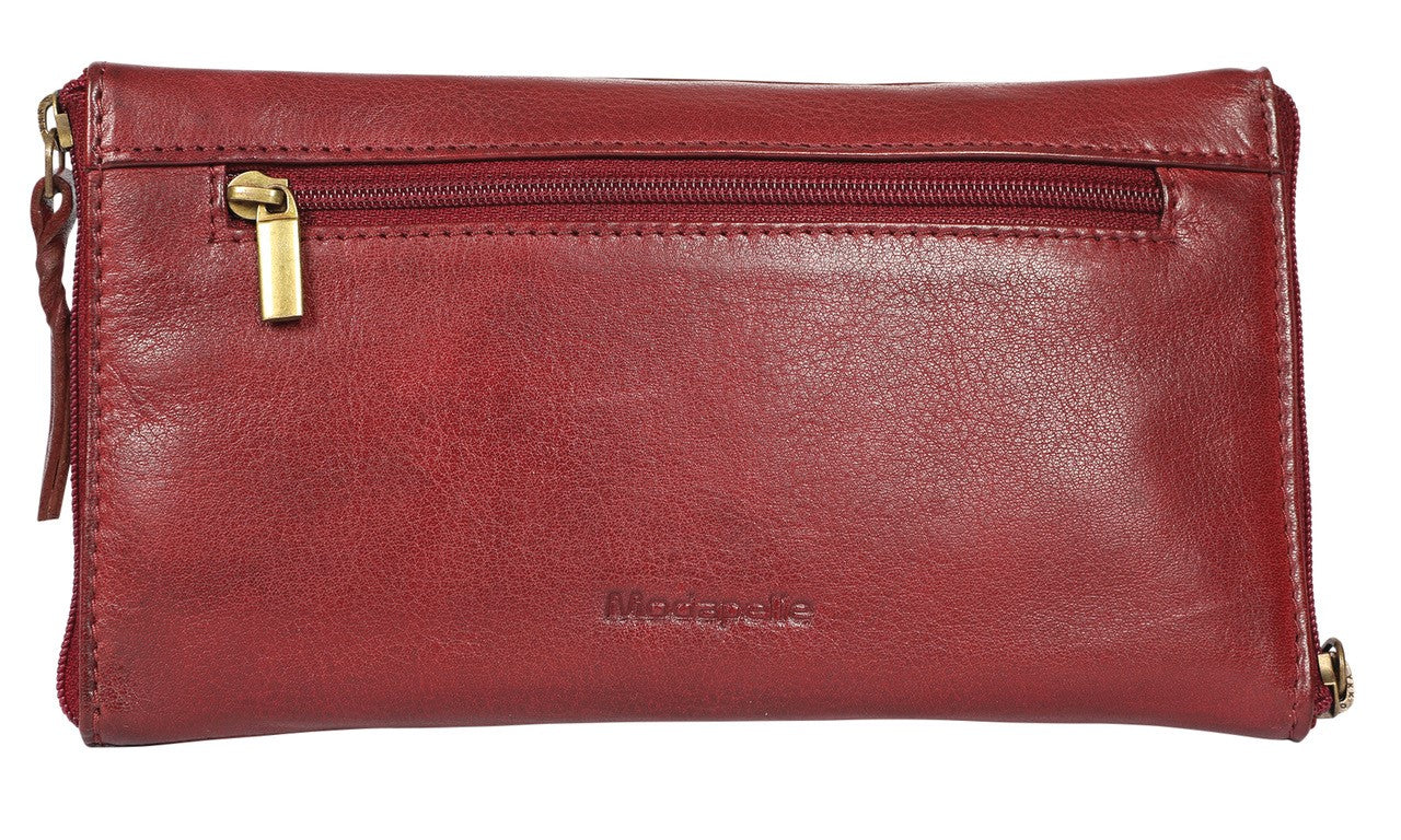 Leather Optical/Phone Case Style 5977 Mandala Oxblood