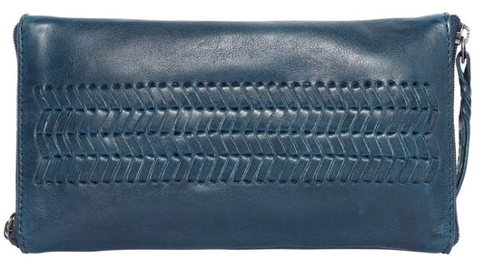 Leather Optical/Phone Case 5977VT Weave - Denim