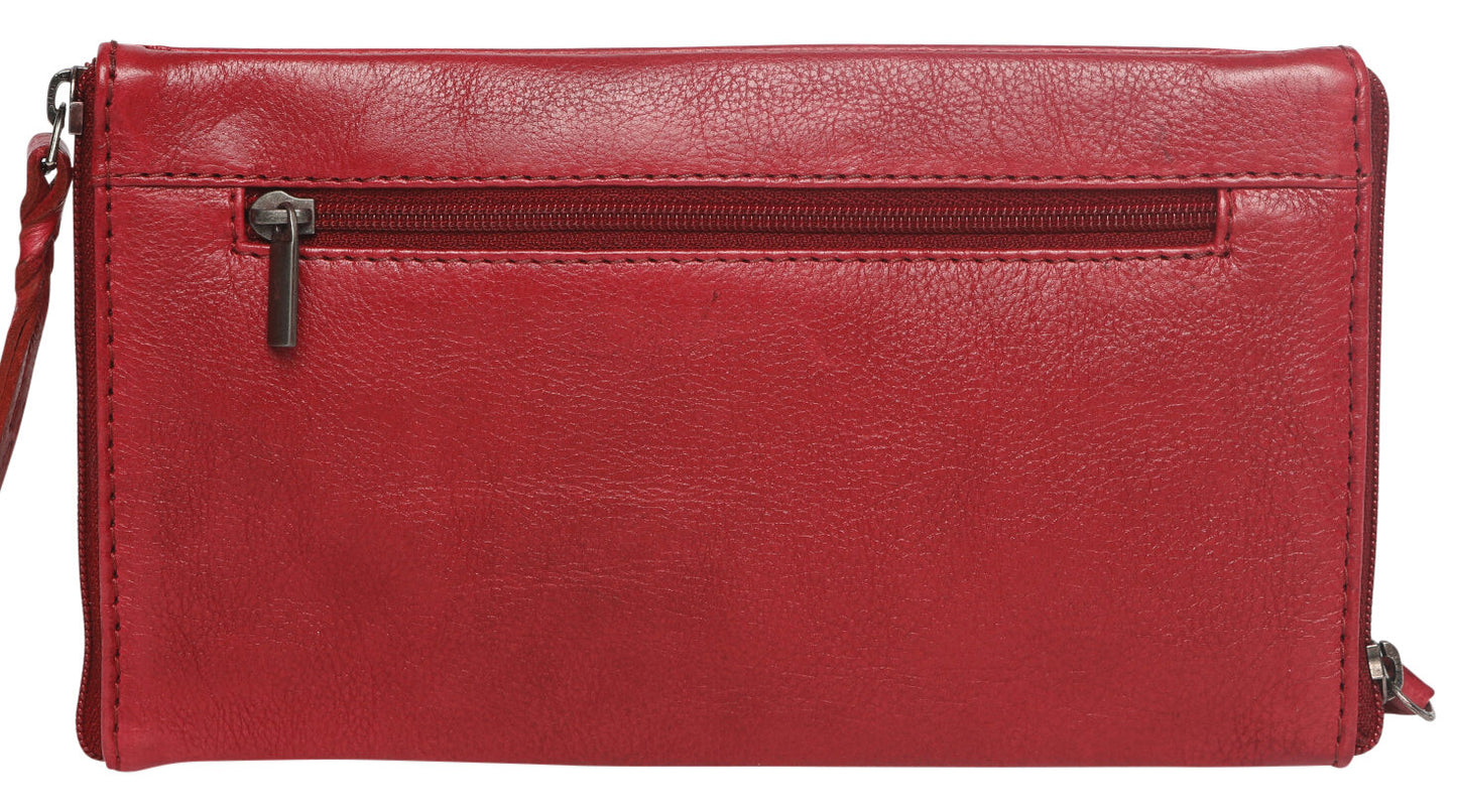Leather Optical/Phone Case 5977VT Red