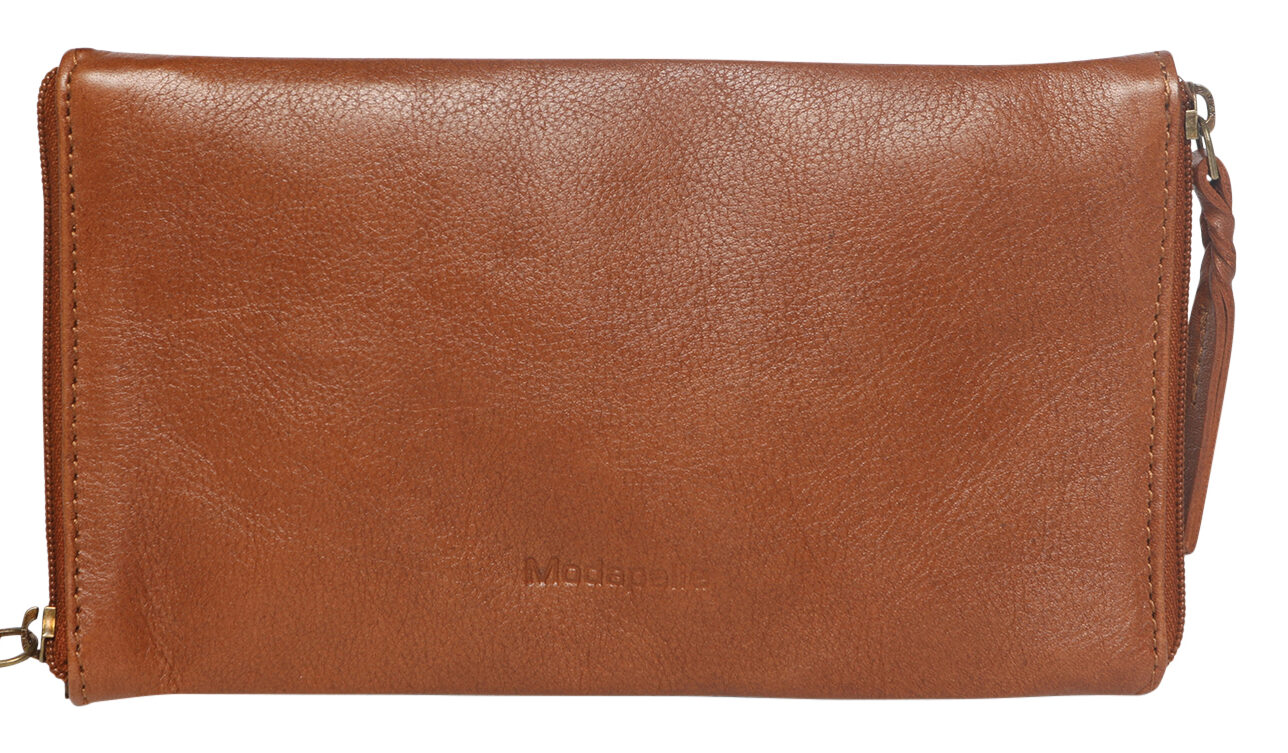 Leather Optical/Phone Case 5977VT Tan