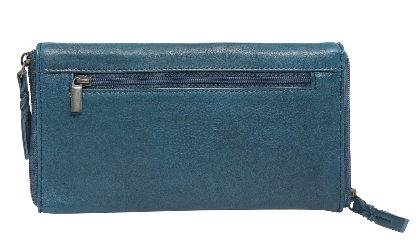 Leather Optical/Phone Case 5977 Denim