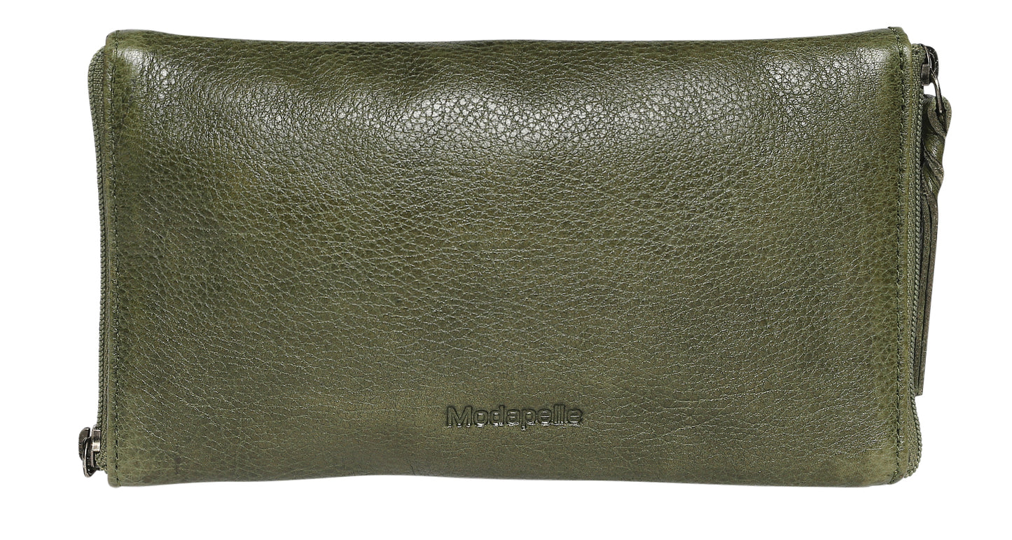 Leather Optical/Phone Case 5977 Olive