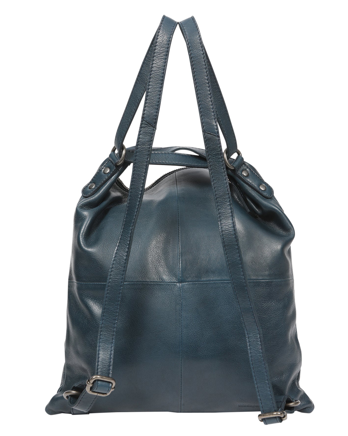 Leather Hobo/Shoulder/Backpack 6314 Midnight