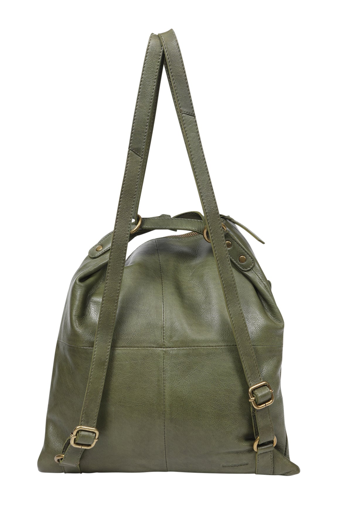 Leather Hobo/Shoulder/Backpack 6314 Olive