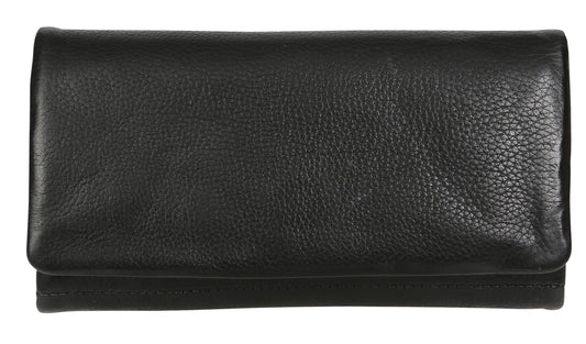 Ladies Leather Wallet 6330 Black