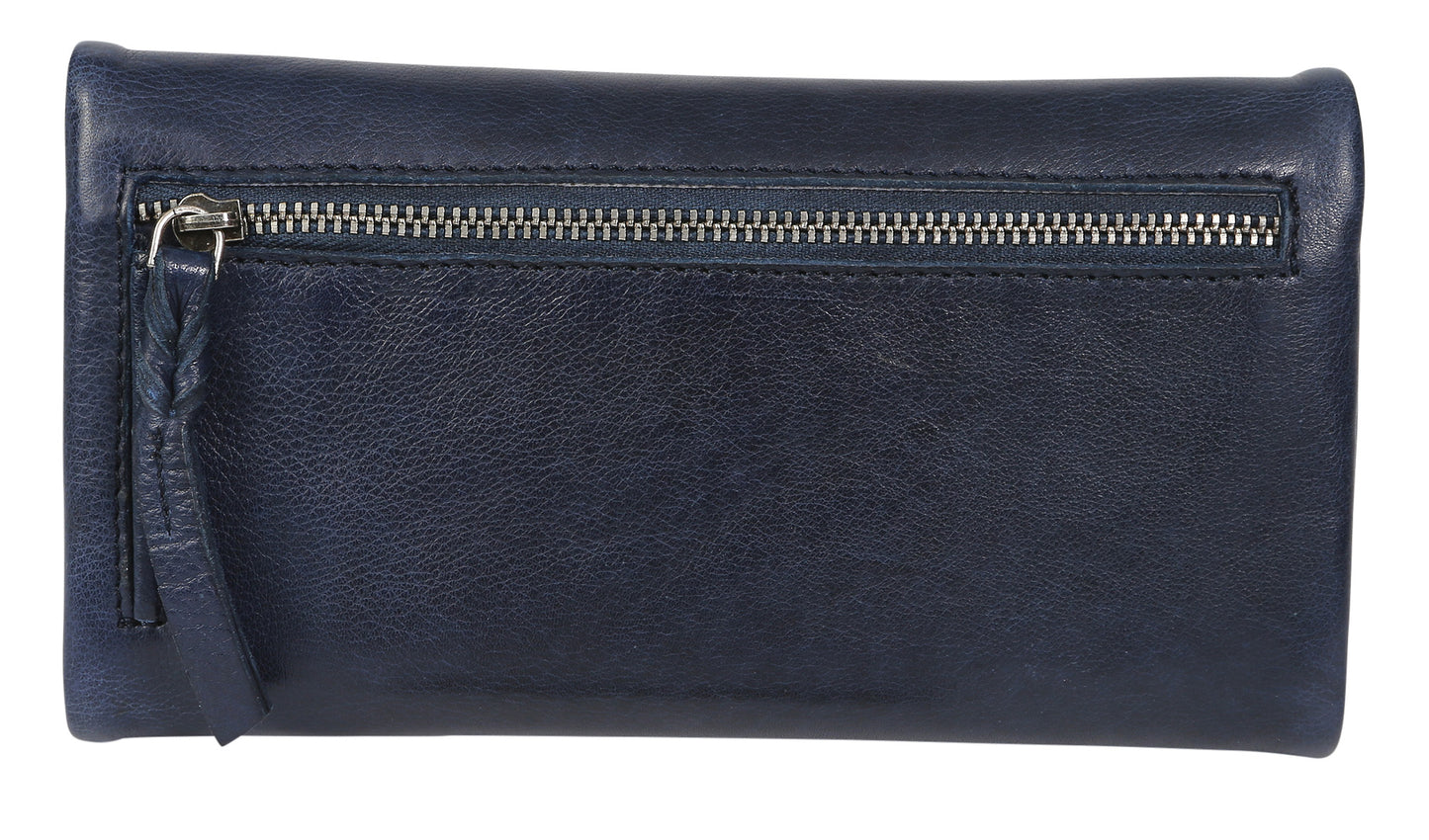 Ladies Leather Wallet 6330 Black
