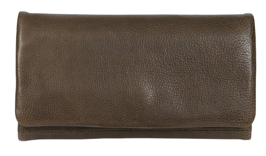 Ladies Leather Wallet 6330 Olive