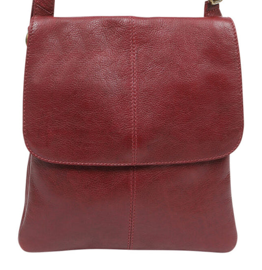 Ladies Leather Cross Body - New Arrivals Style 6655 OxBlood