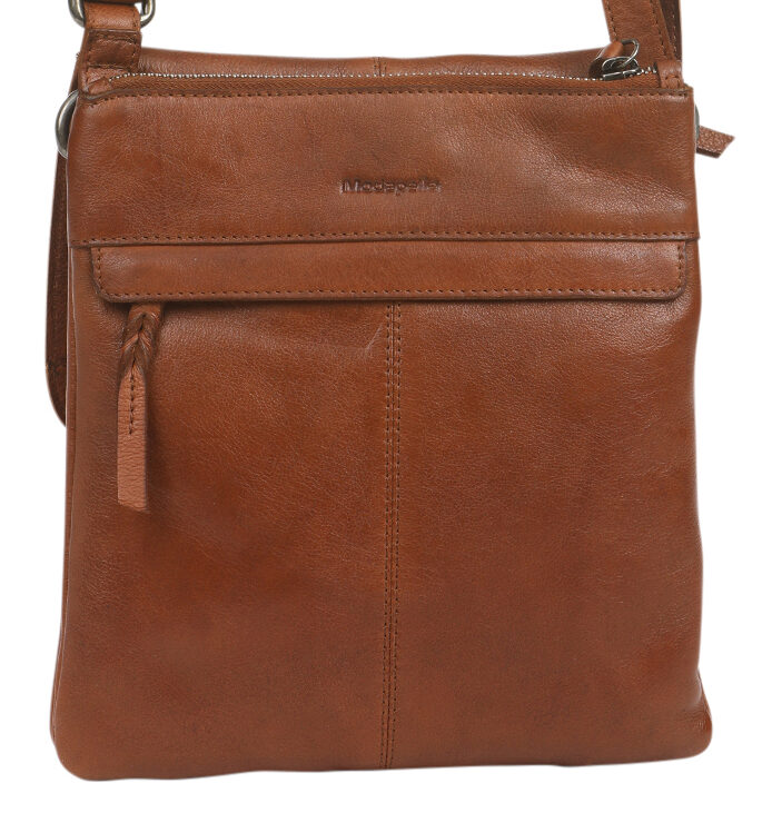 Ladies Leather Cross Body - New Arrivals Style 6655 Tan