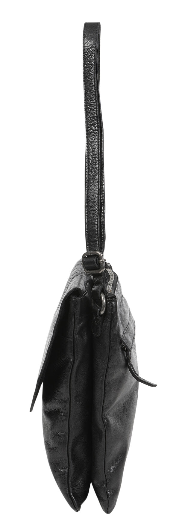 Ladies Leather Shoulder/Cross Body - New Arrivals 6688 Black