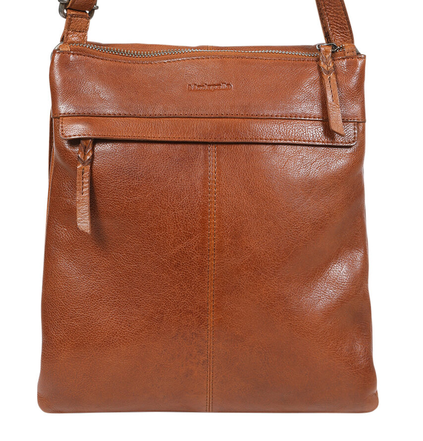 Ladies Leather Shoulder/Cross Body - New Arrivals 6688 Tan