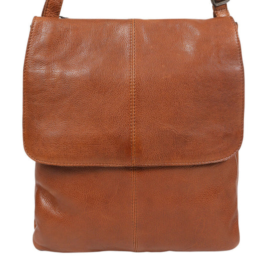 Ladies Leather Shoulder/Cross Body - New Arrivals 6688 Tan