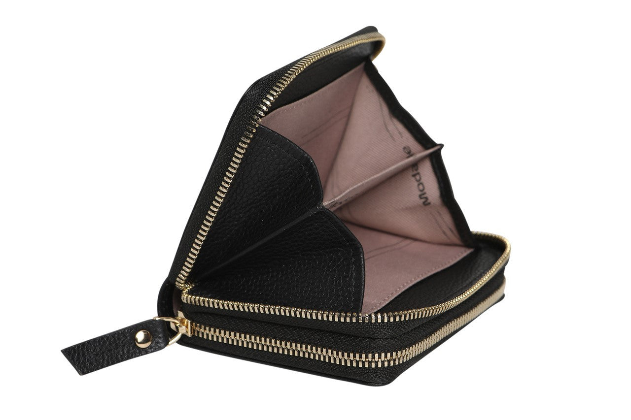 Ladies Leather Wallets - New Arrivals 6719 Black