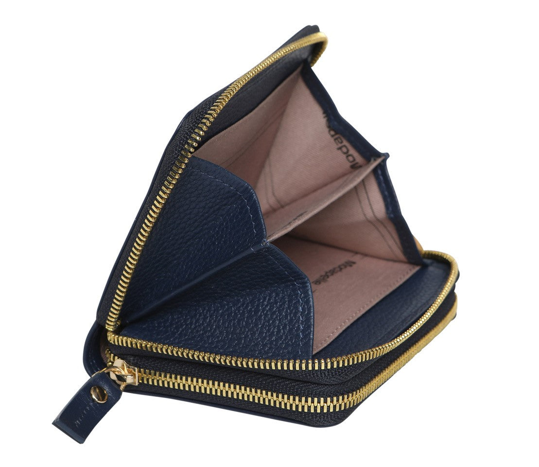 Ladies Leather Wallets - New Arrivals 6719 Navy