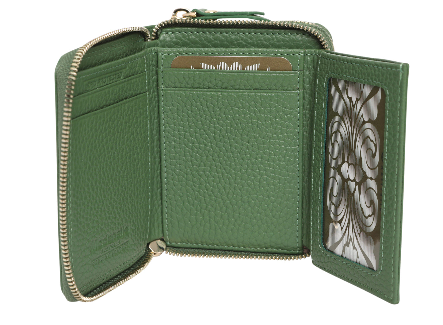 Ladies Leather Wallets - New Arrivals 6719 Green