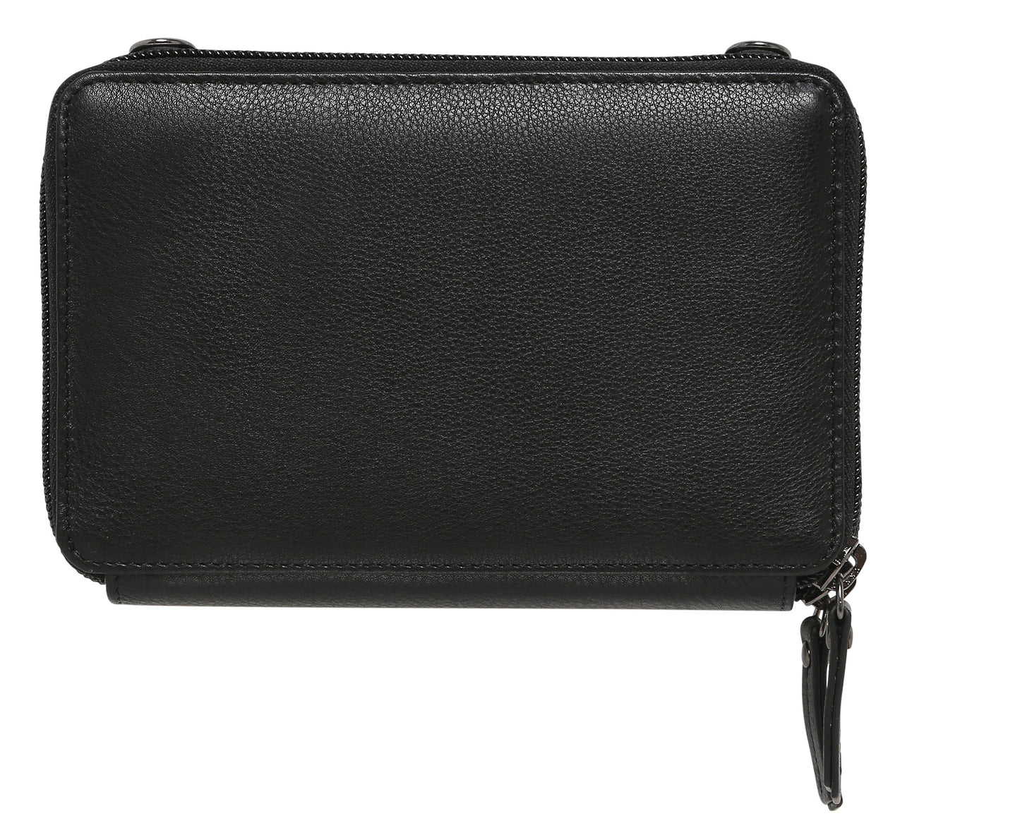 Ladies Leather Cross Body/Wallet Bag 7319 Black