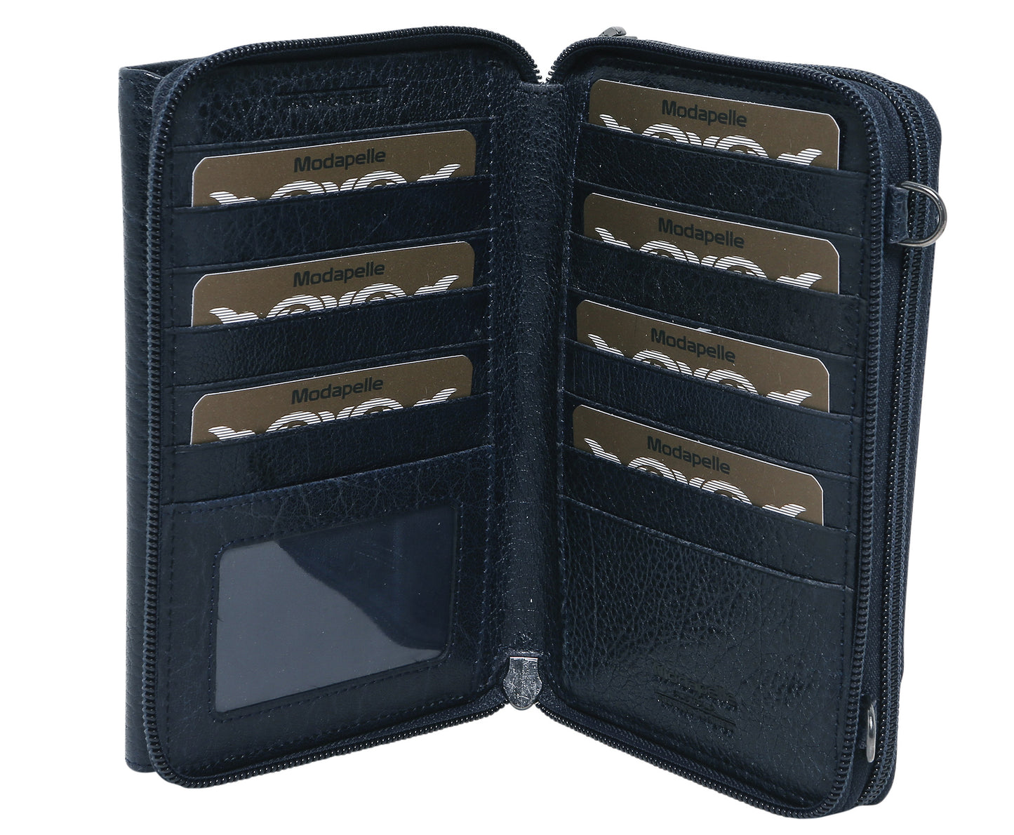Ladies Leather Cross Body/Wallet Bag 7319 Black