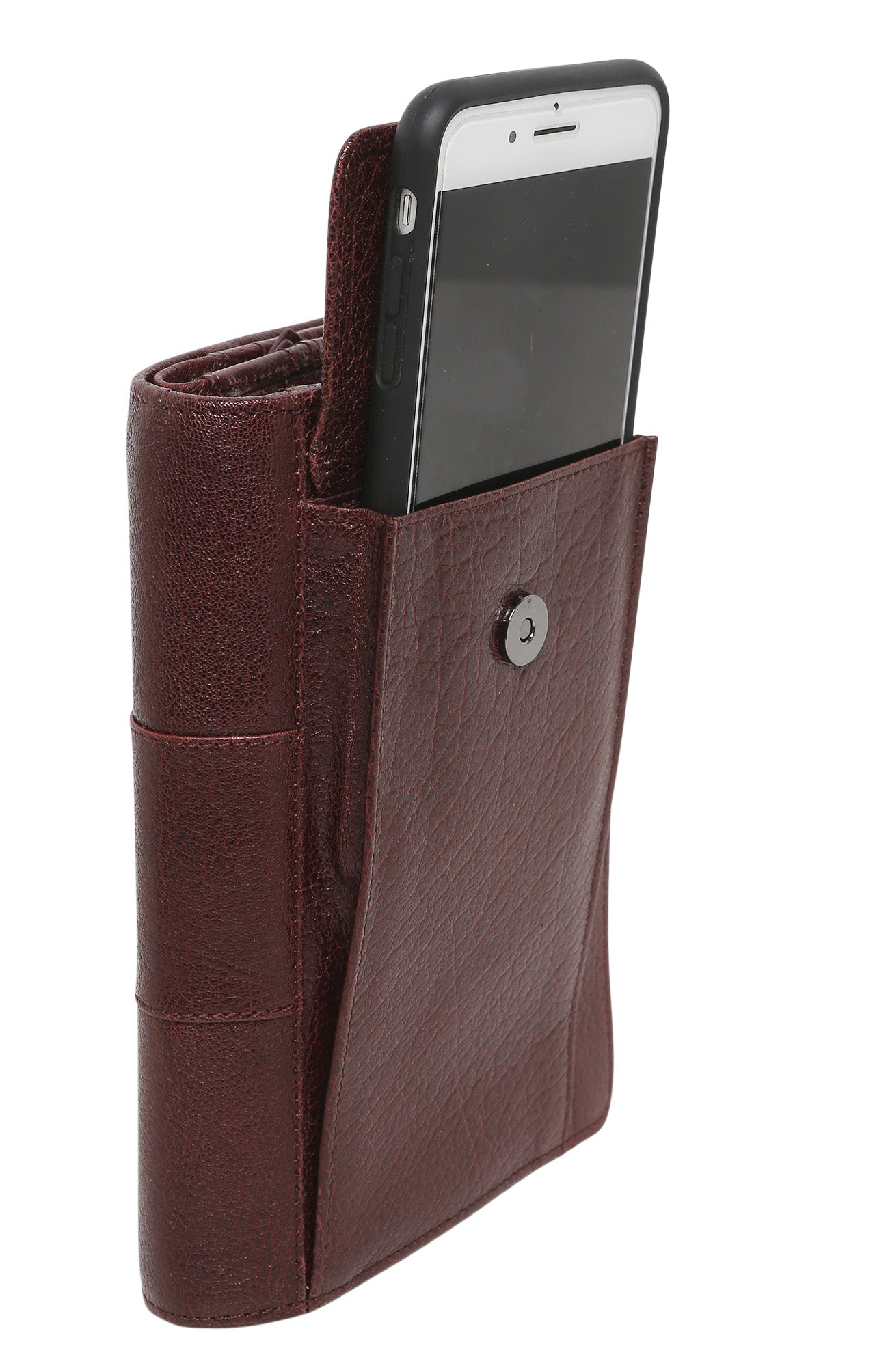 Leather 2019 Summer Crossbody Organiser 7321 Burgundy