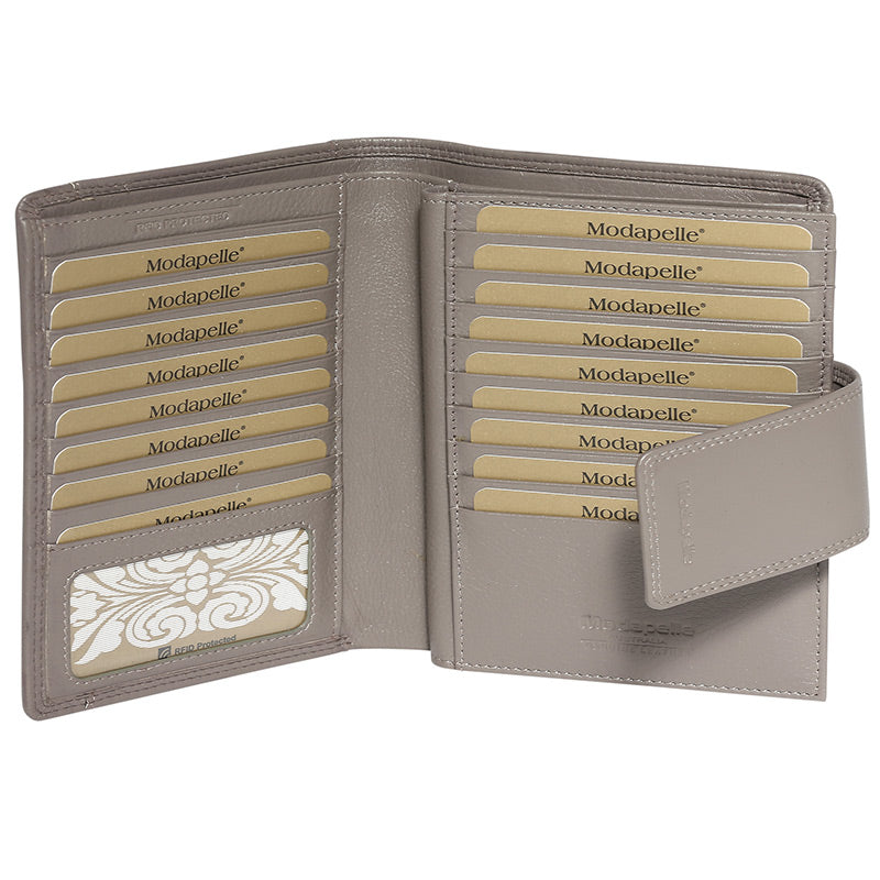 Leather 2018 Winter Taupe Wallet 7325TAU