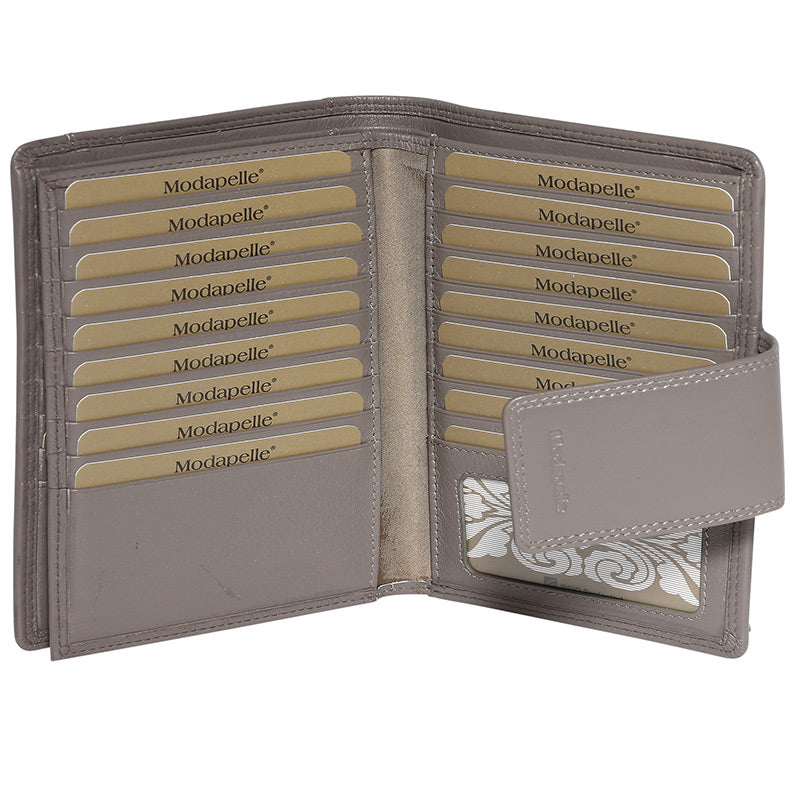 Leather 2018 Winter Taupe Wallet 7325TAU