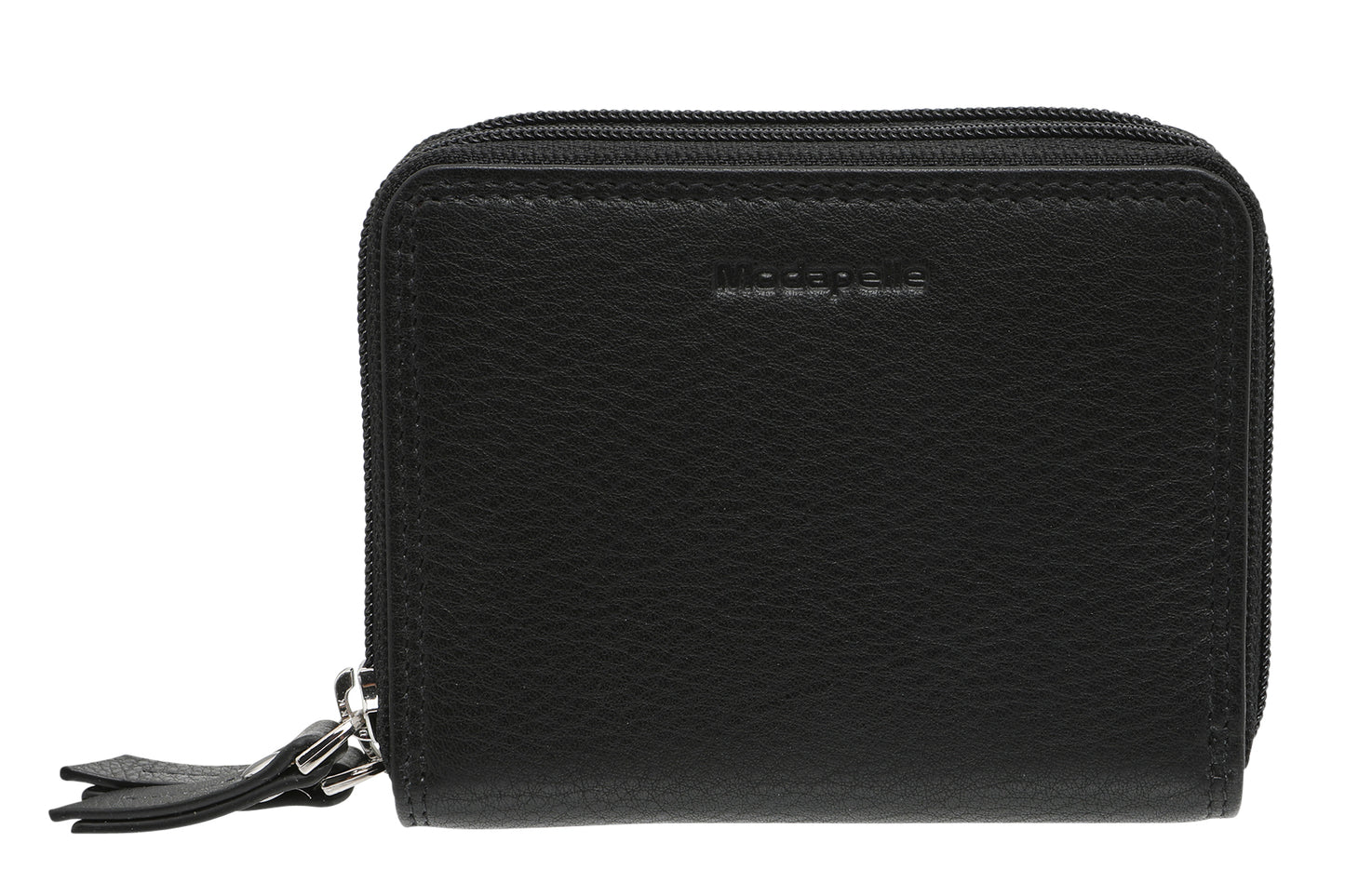 Leather Black & Multi Coloured Wallet 7326