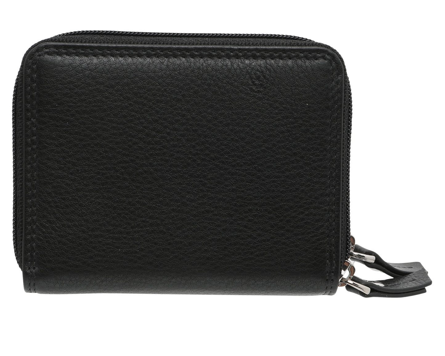 Leather Black & Multi Coloured Wallet 7326