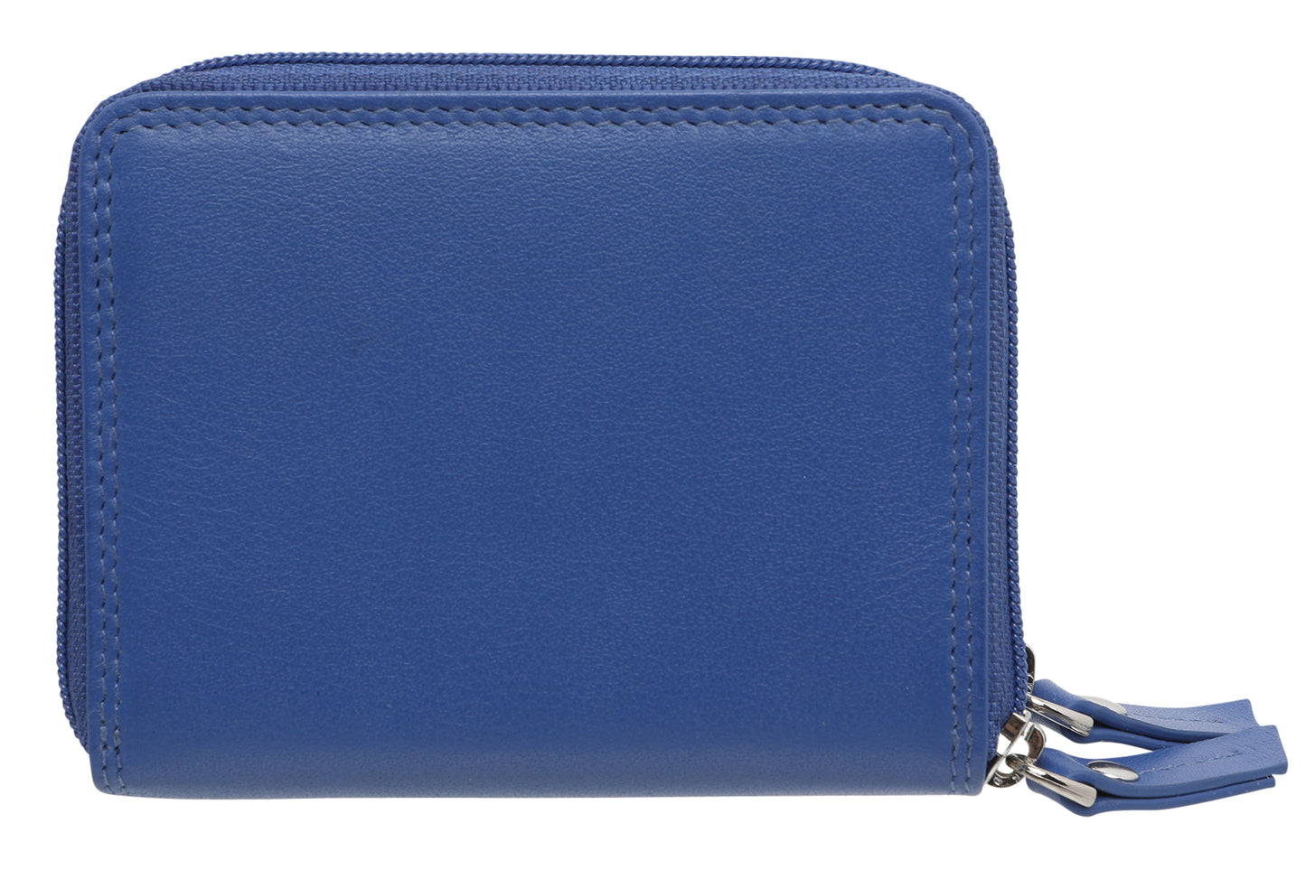 Leather Cobalt & Multi Coloured Wallet 7326