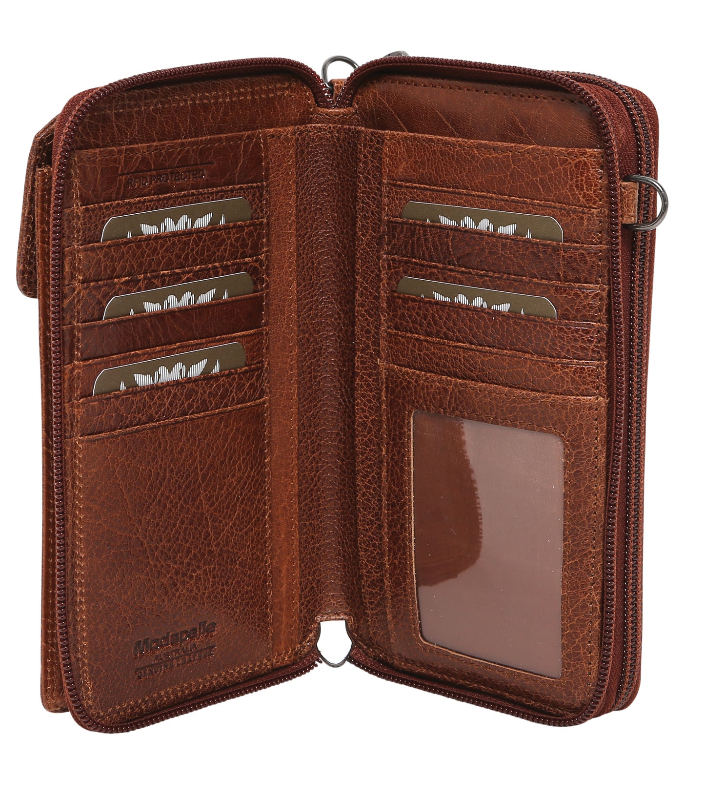 Leather Wallet 7330 Black