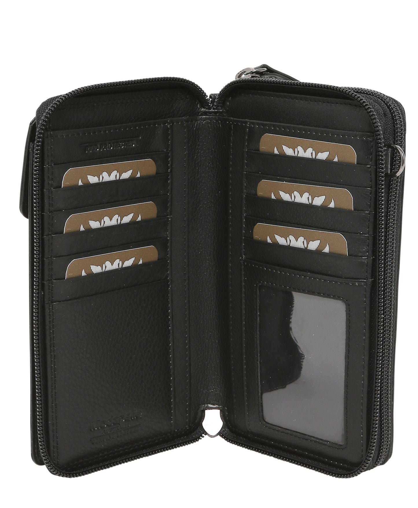 Leather Wallet 7330 Black