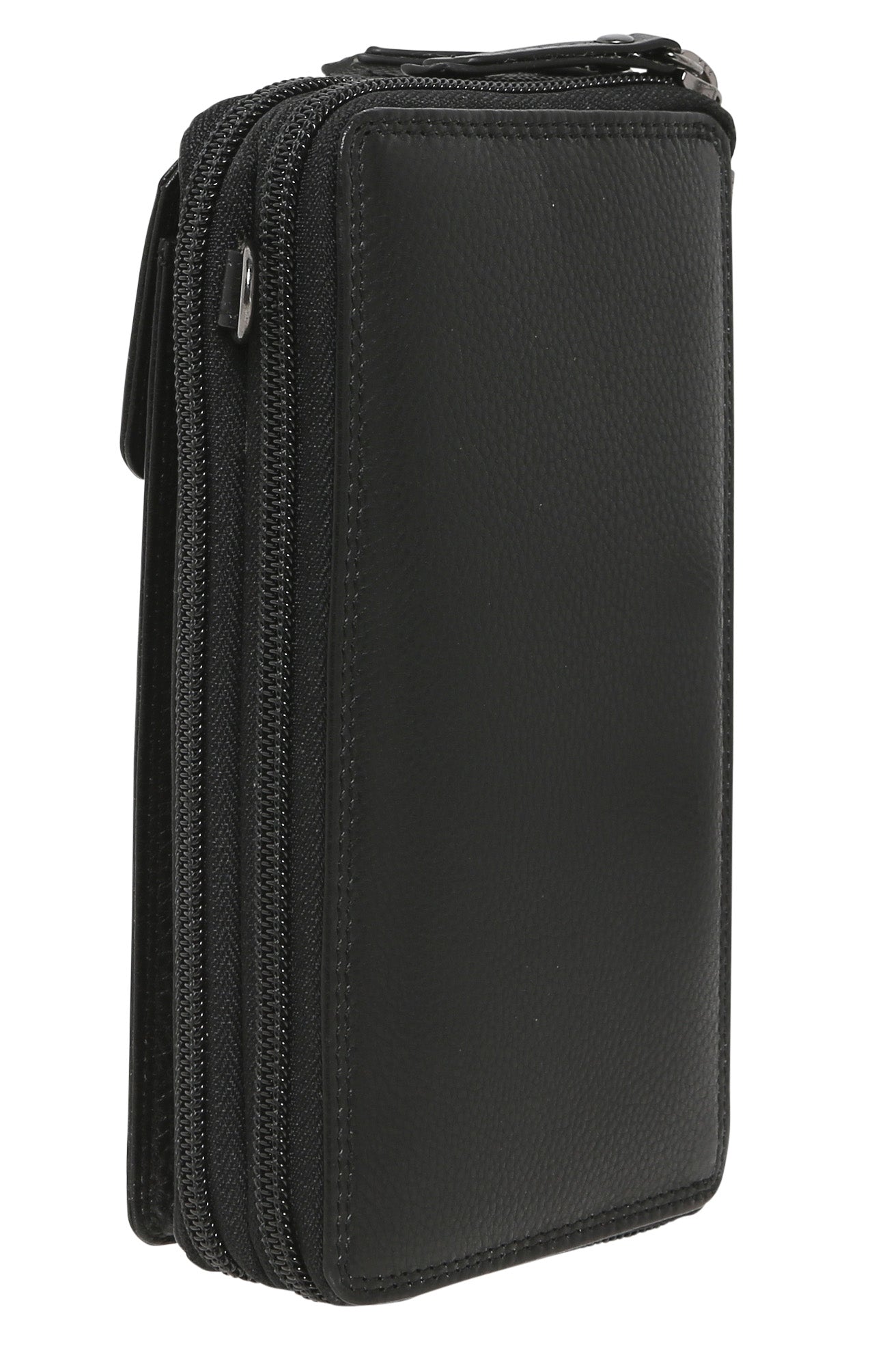Leather Wallet 7330 Black