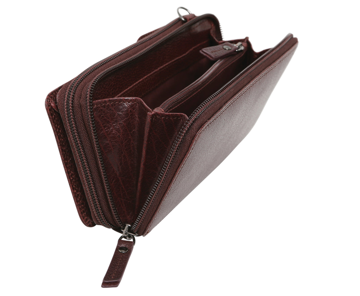 Leather Wallet 7330 Burgundy