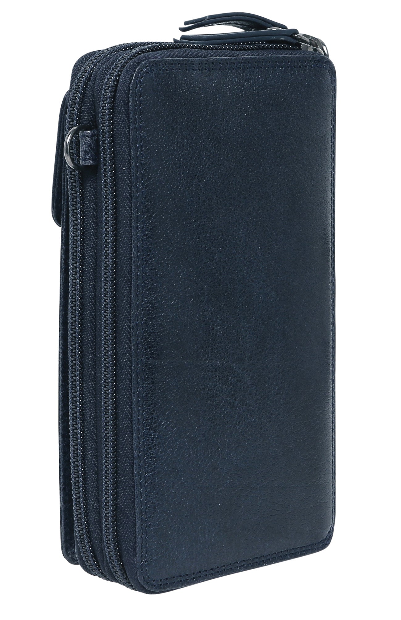 Leather Wallet 7330 Navy