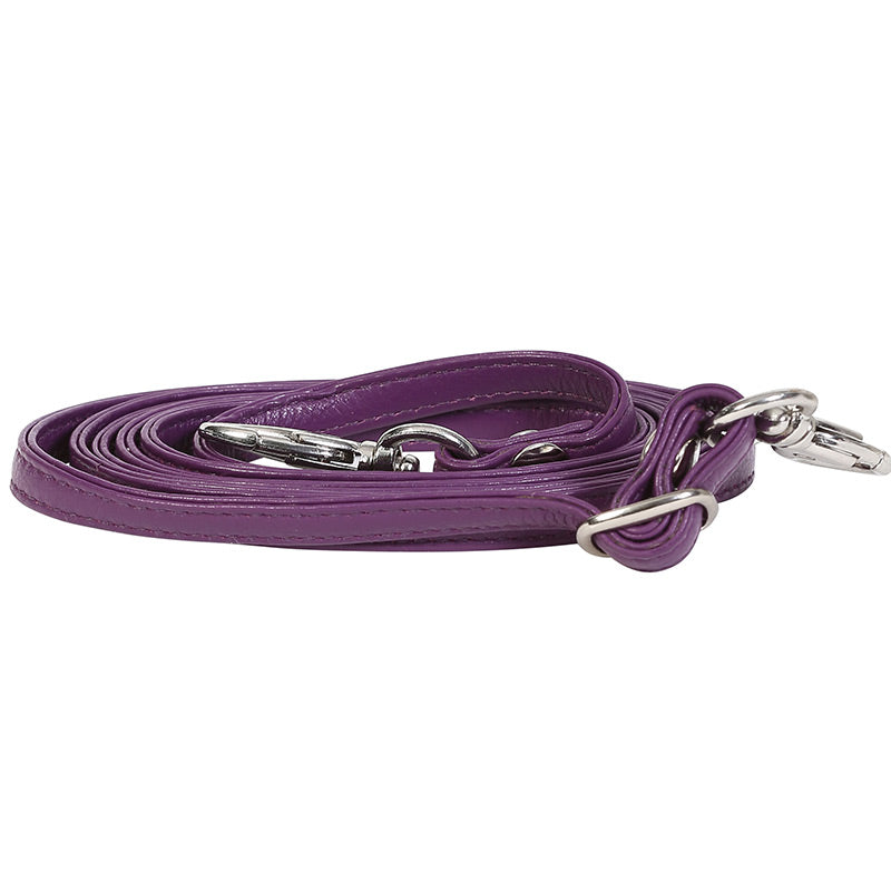 Leather Winter Purple & Multi Coloured Wallet 7330