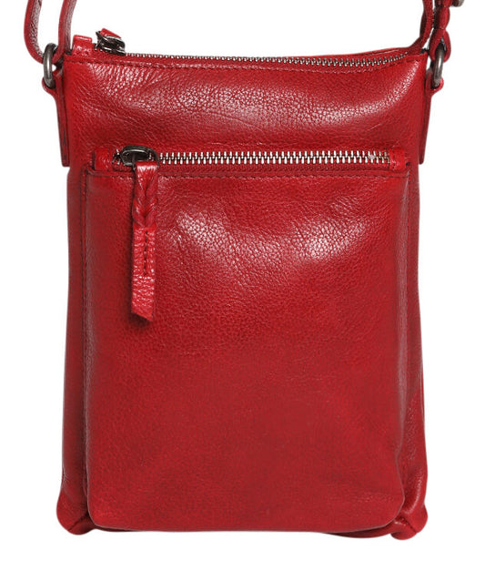 Ladies Leather Shoulder/Cross Body-New Arrivals 7625 Scarlet