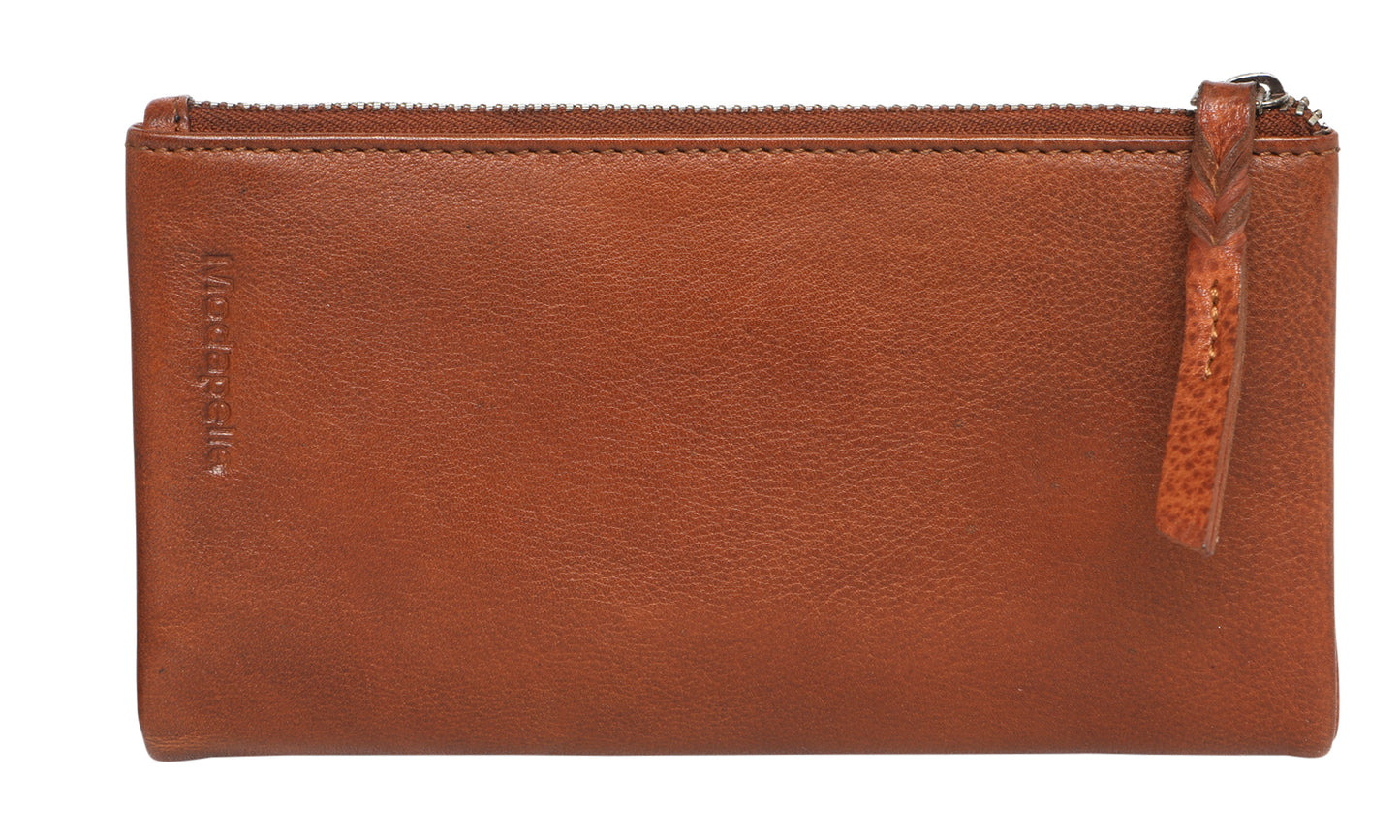 Ladies Leather Wallet and New Arrivals 7633 Tan