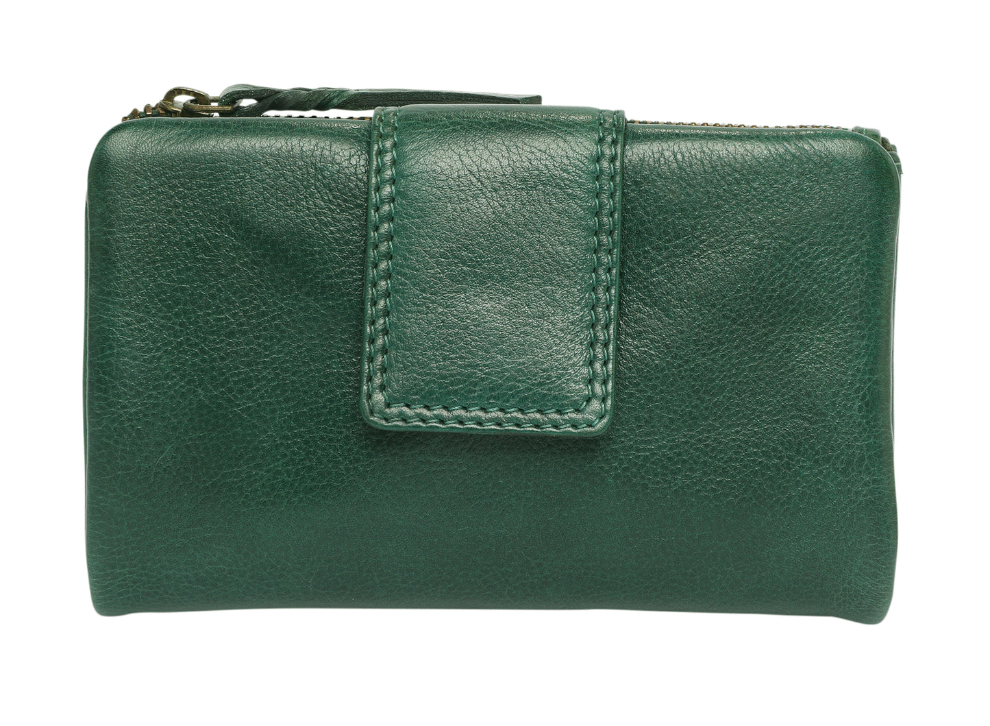 Ladies Leather Wallet - New Arrivals 7635 Emerald