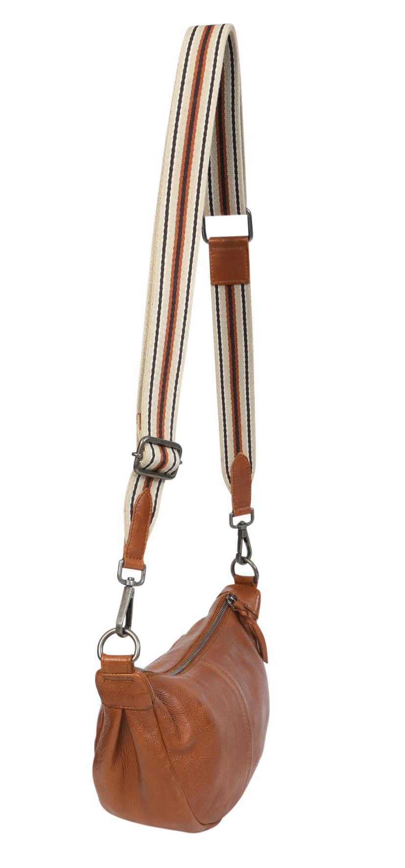 Ladies Leather Shoulder/Cross Body Bag 7699 Tan