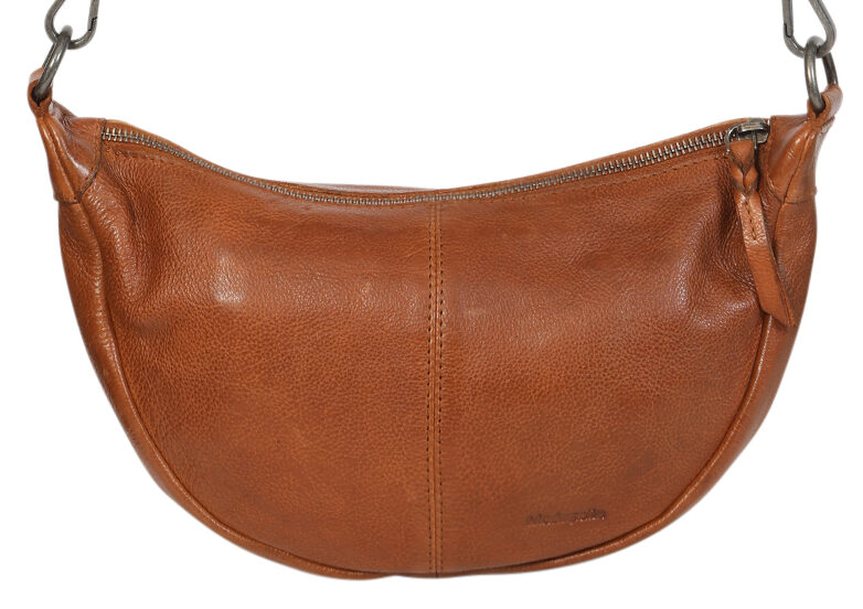Ladies Leather Shoulder/Cross Body Bag 7699 Tan