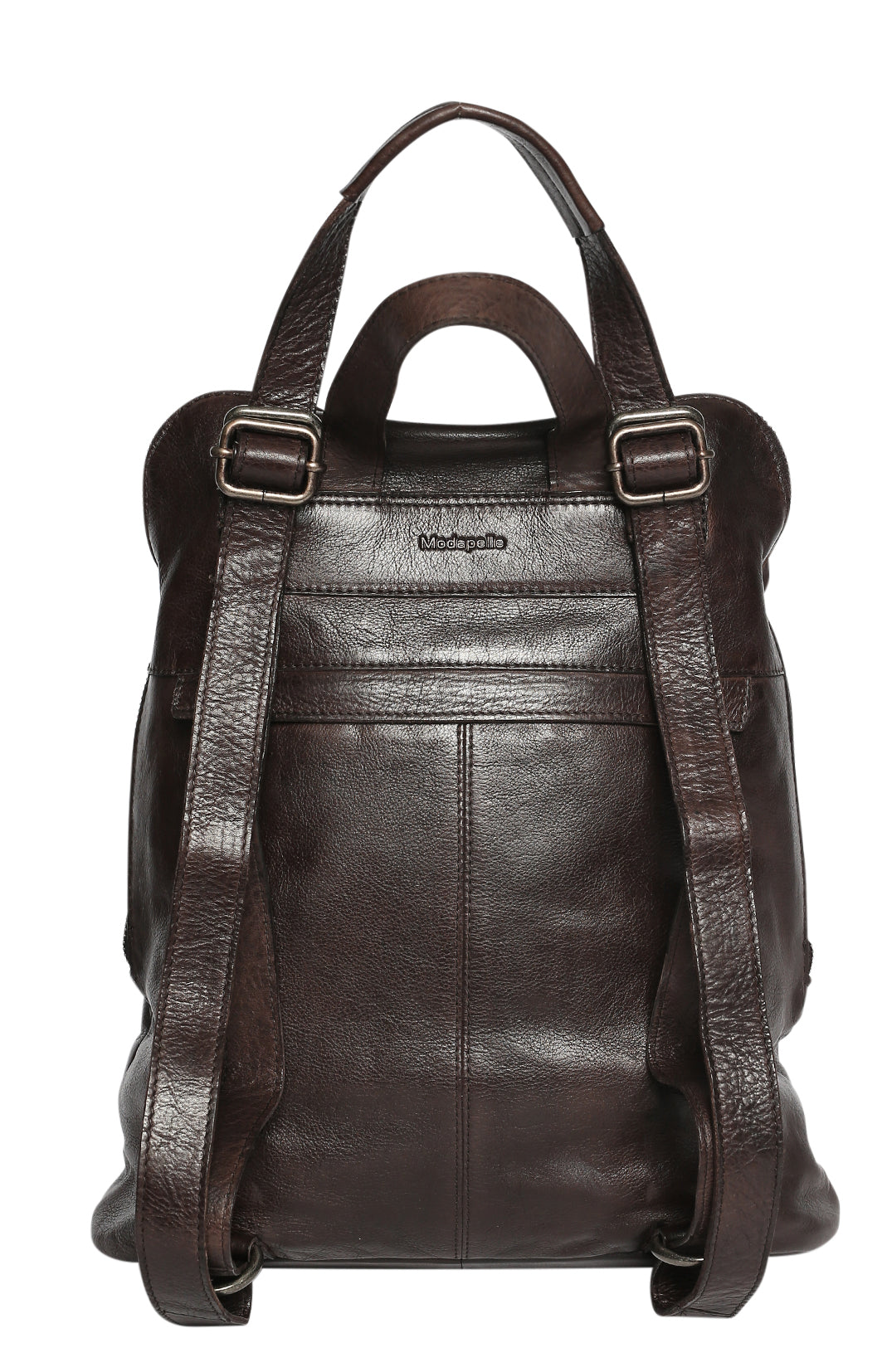Ladies Leather Backpack - New Arrivals 7704 Coffee