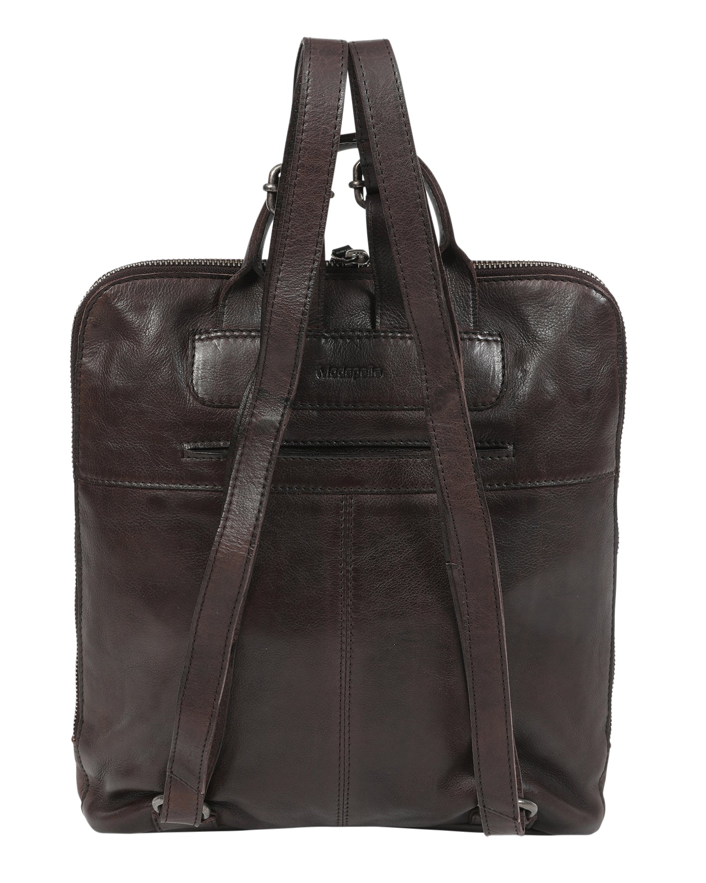 Ladies Leather Backpack - New Arrivals 7705 Coffee