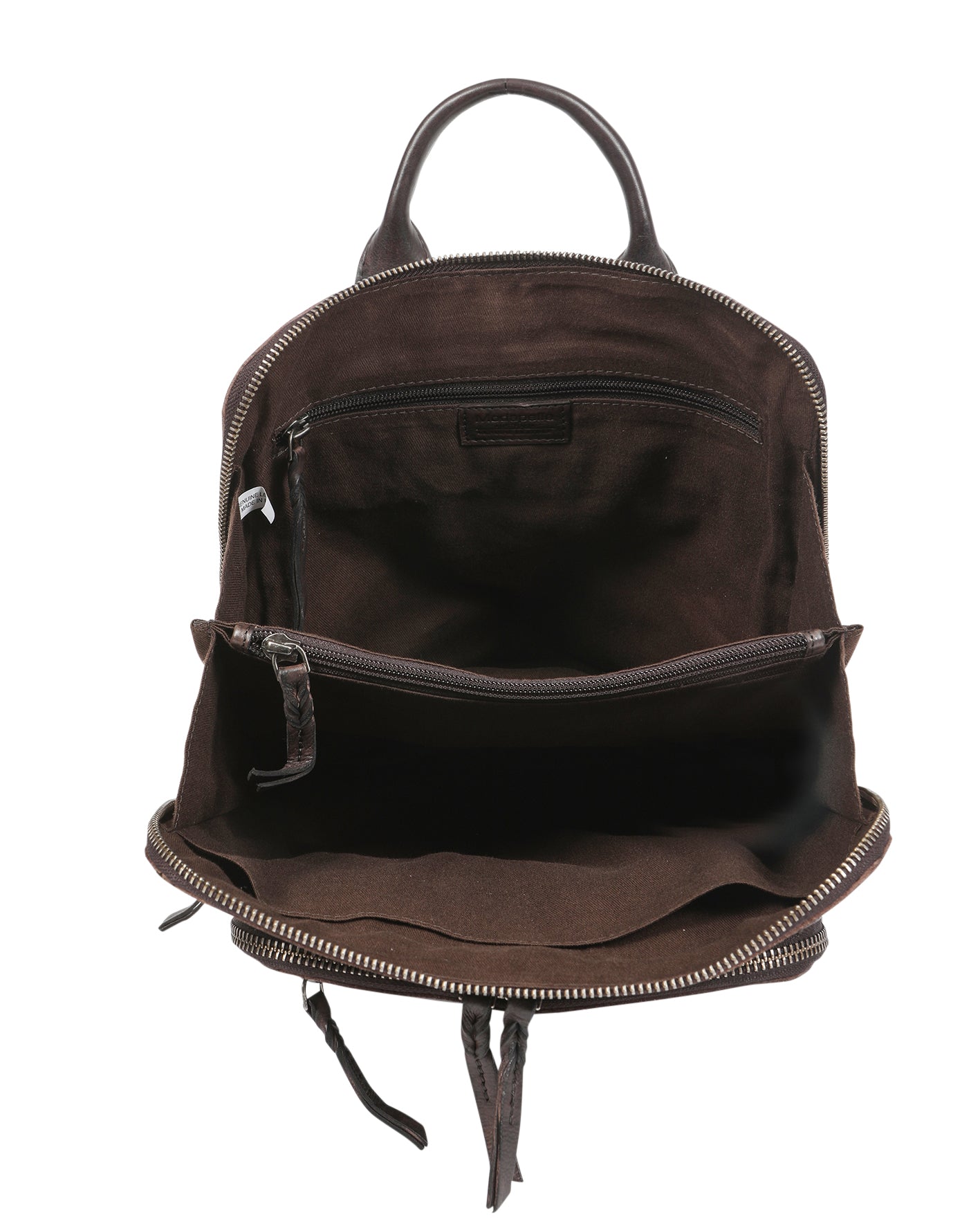 Ladies Leather Backpack - New Arrivals 7705 Coffee