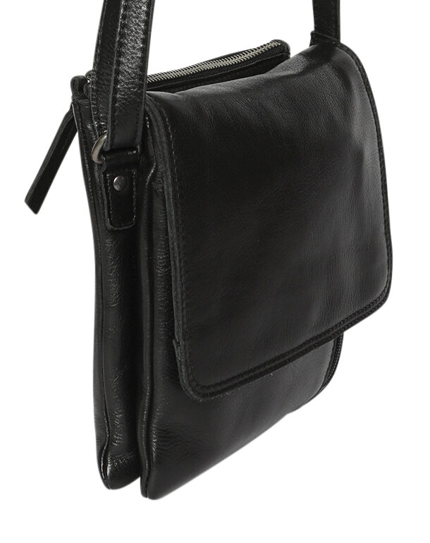 Ladies Leather Shoulder/Cross Body - New Arrivals 7755 Black
