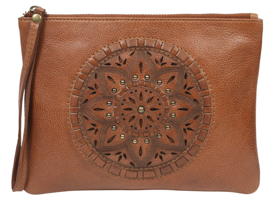 Ladies Leather Wallet - New Arrivals 7860 Tan