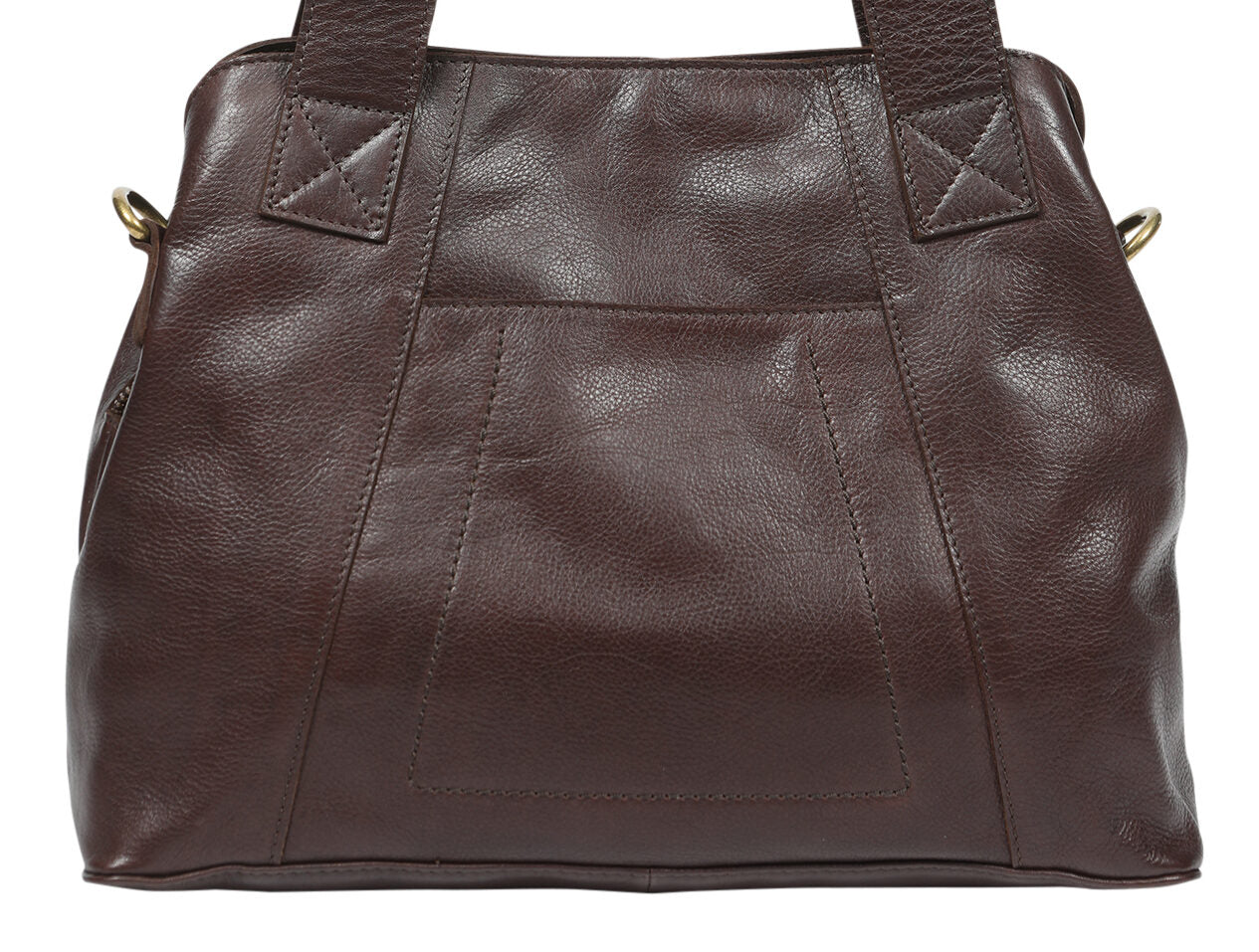 Ladies Leather Tote Bag/Cross Body - New Arrivals 7866 Brown