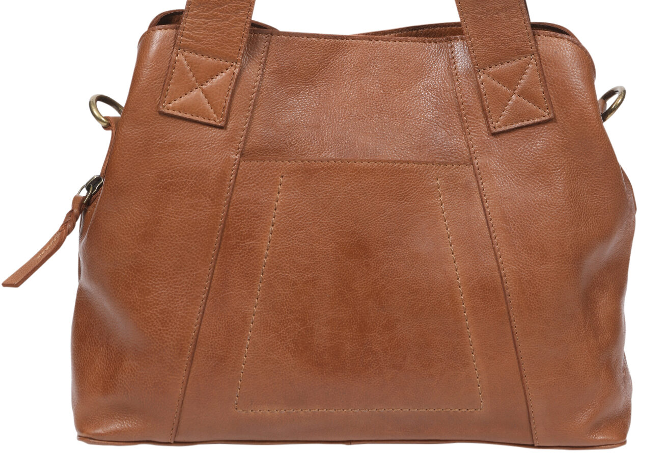 Ladies Leather Tote Bag/Cross Body - New Arrivals 7866 Tan