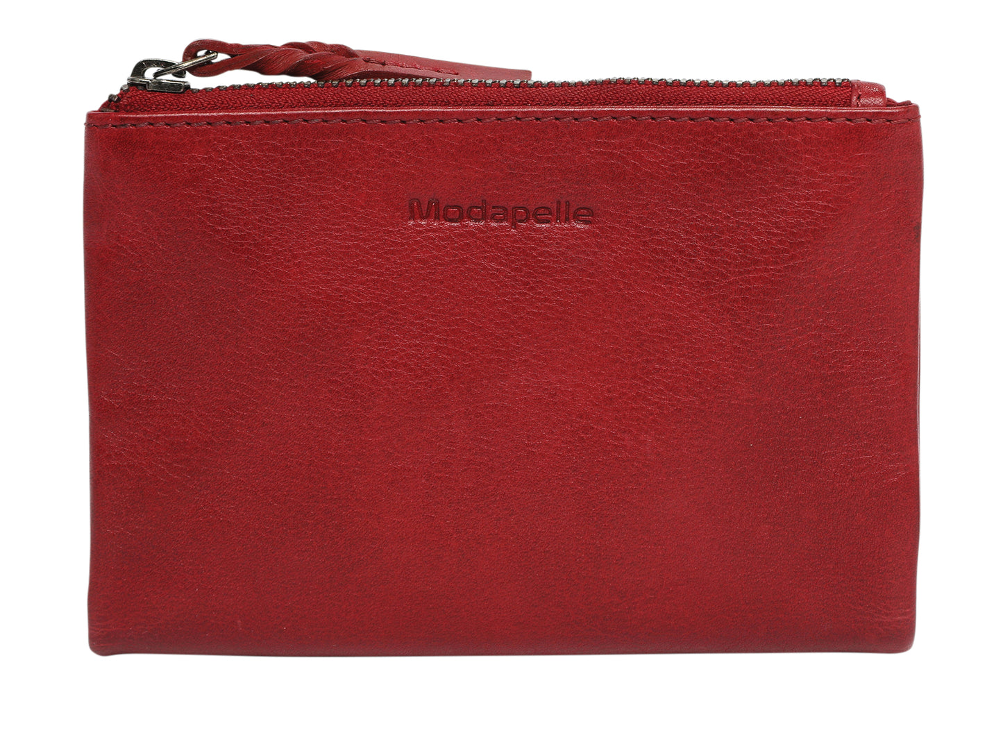 Ladies Leather Wallet Style 7872 Scarlet