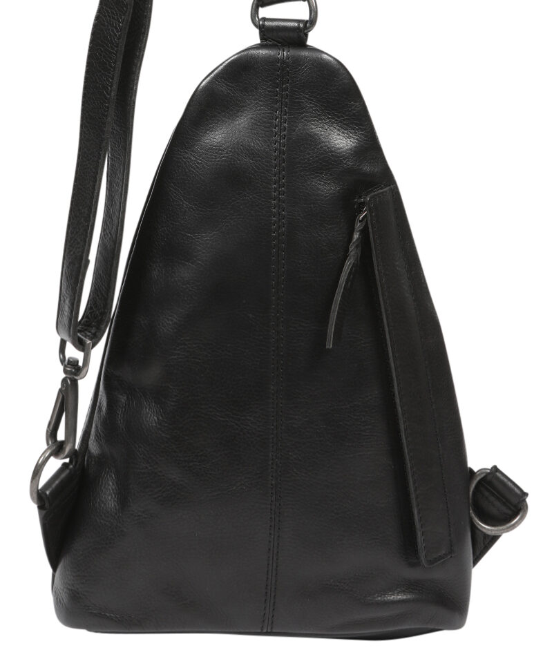 Ladies Leather Backpack - New Arrivals 7873 Black