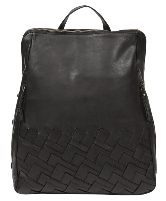 Ladies Leather Backpack – New Arrivals 7875 Black