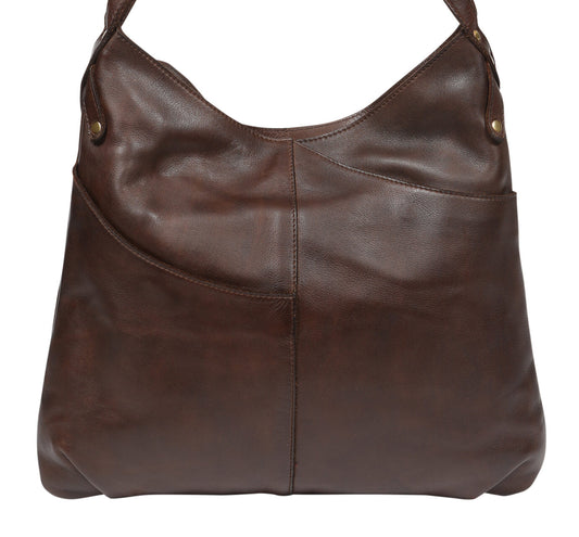 Ladies Leather Hobo/Cross Body Bag – New Arrivals 7882 Brown
