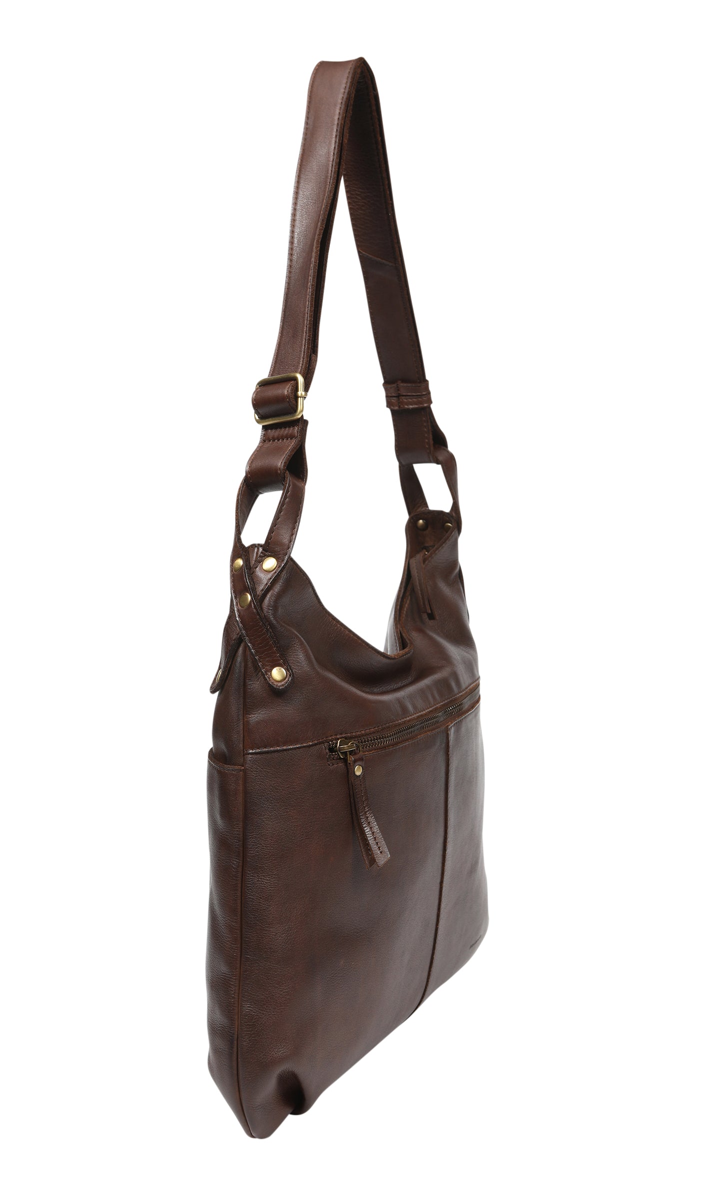 Ladies Leather Hobo/Cross Body Bag – New Arrivals 7882 Brown